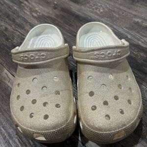 Crocs glitter